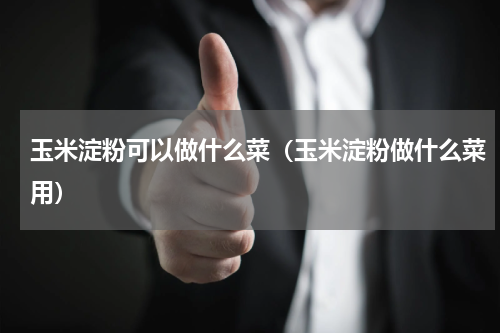 玉米淀粉可以做什么菜（玉米淀粉做什么菜用）
