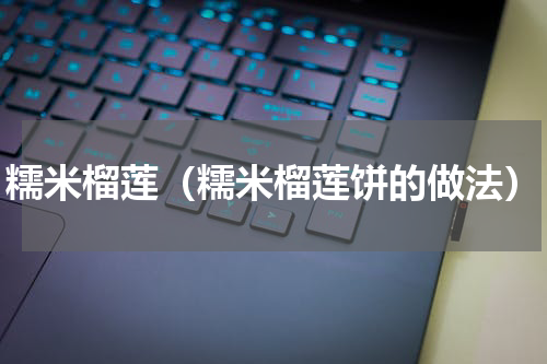 糯米榴莲（糯米榴莲饼的做法）