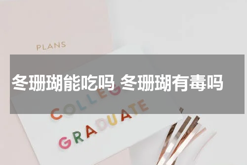 冬珊瑚能吃吗 冬珊瑚有毒吗