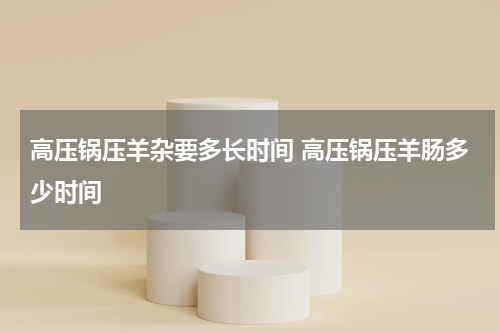 高压锅压羊杂要多长时间 高压锅压羊肠多少时间
