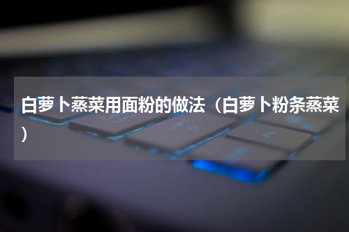 白萝卜蒸菜用面粉的做法（白萝卜粉条蒸菜）