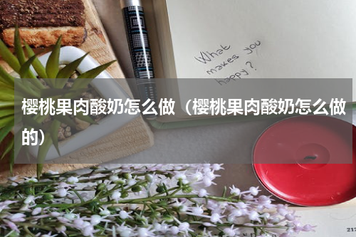 樱桃果肉酸奶怎么做（樱桃果肉酸奶怎么做的）